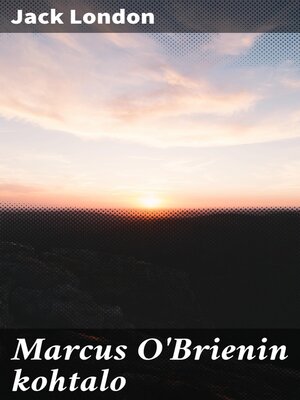 cover image of Marcus O'Brienin kohtalo